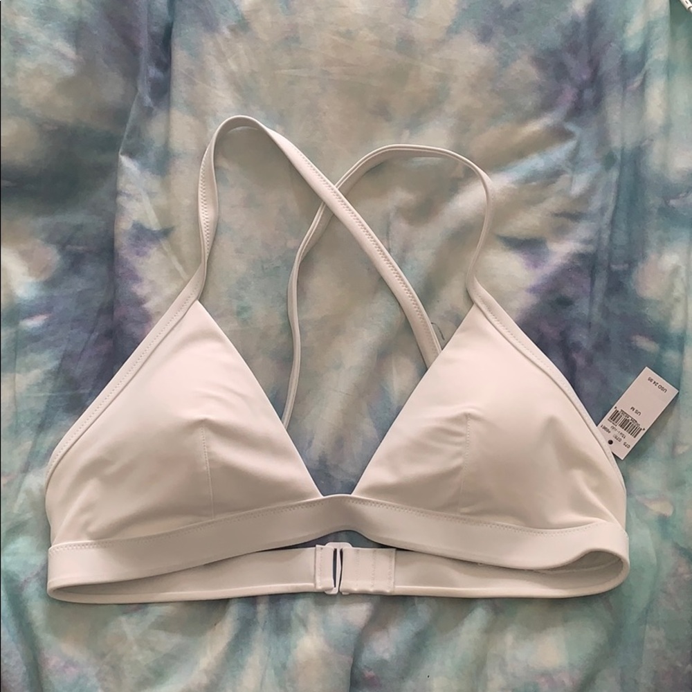 White aerie bathing suit top
